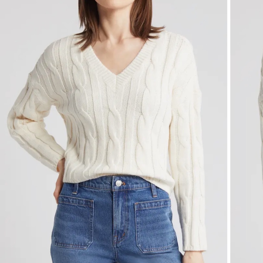 Cream Madewell Sweater